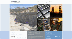 Desktop Screenshot of northam.co.za